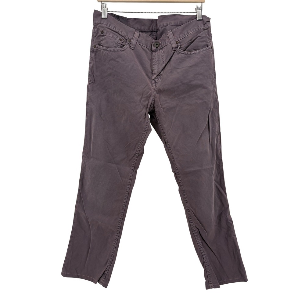 J Brand Mens Kane Slim Straight Leg‎ Pants 32 Purple Art Haze 140916AK102